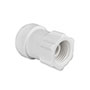 Inch White Polypropylene Faucet Connector Fittings