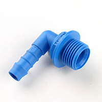 Male Threaded Elbow Hose Connector - Flange