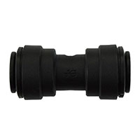 Inch Black Polypropylene Union Connector Fittings