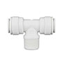 Inch White Polypropylene Fixed Tee Fittings